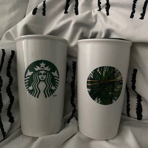 Starbucks ceramic mugs